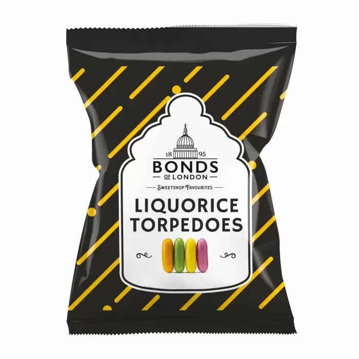 Bonds Liquorice Torpedoes 120g