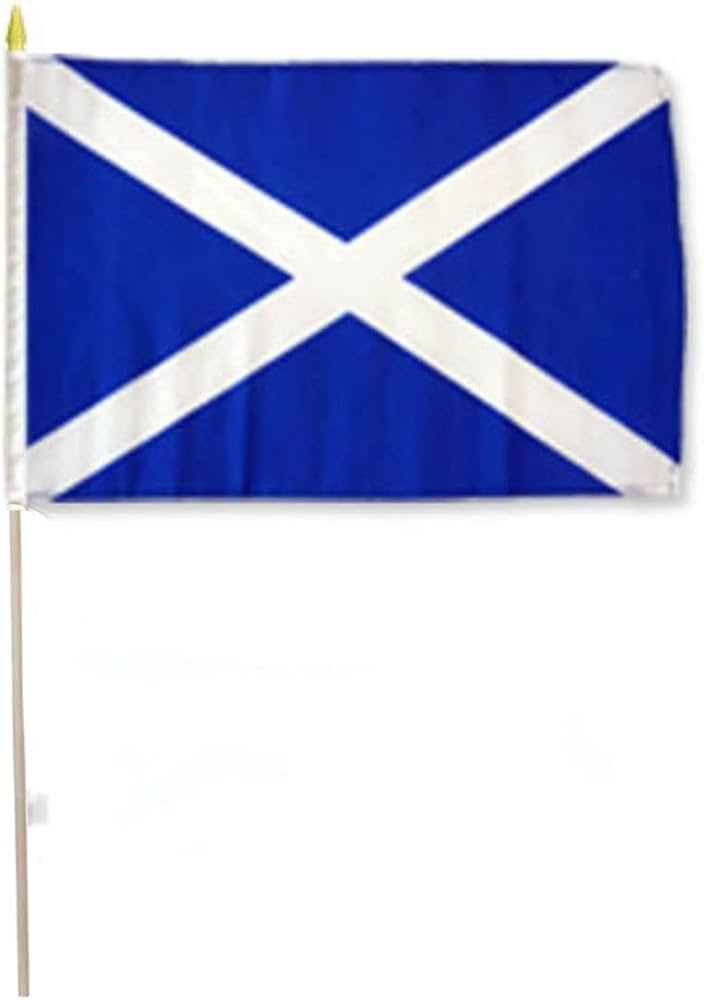 Scotland St. Andrew's Cross 12' x 18' Stick Flag