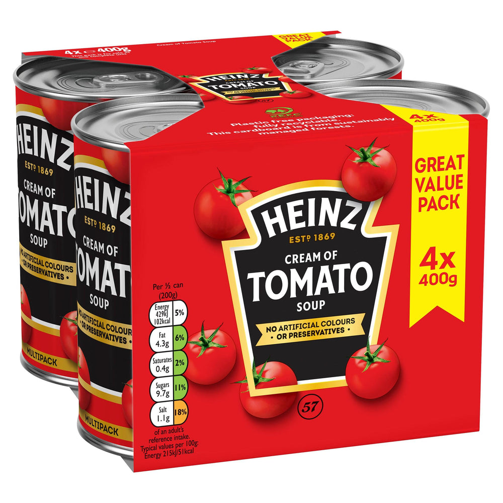 Heinz Cream of Tomato Soup 4 Pack