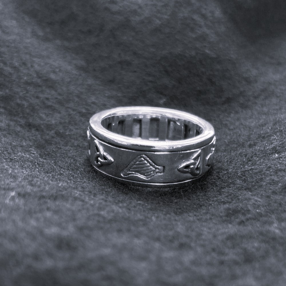 Celtic Symbol Spinner Ring
