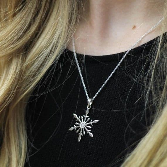 Outlander Inspired Snowflake Pendant