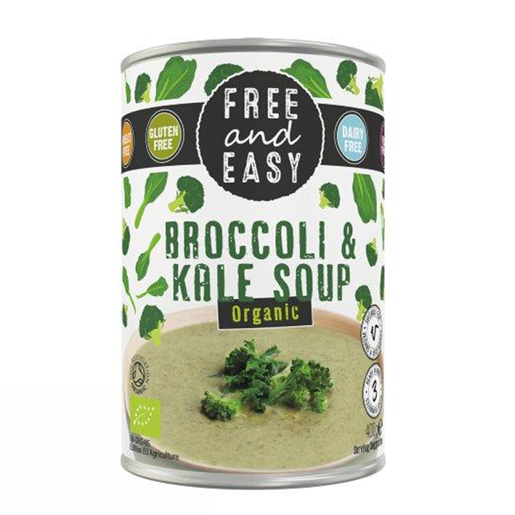 Free & Easy Organic Broccoli and Kale Soup