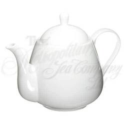 Raffles 2 Cup White Porcelain Teapot