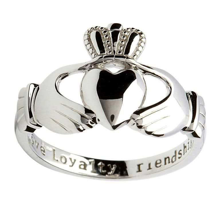 Ladies Silver Claddagh