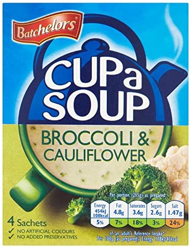Batchelors Cup A Soup Cauliflower & Broccoli 101g