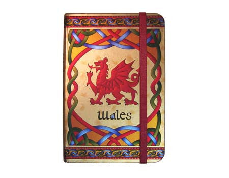 Welsh Dragon Foil Note Book