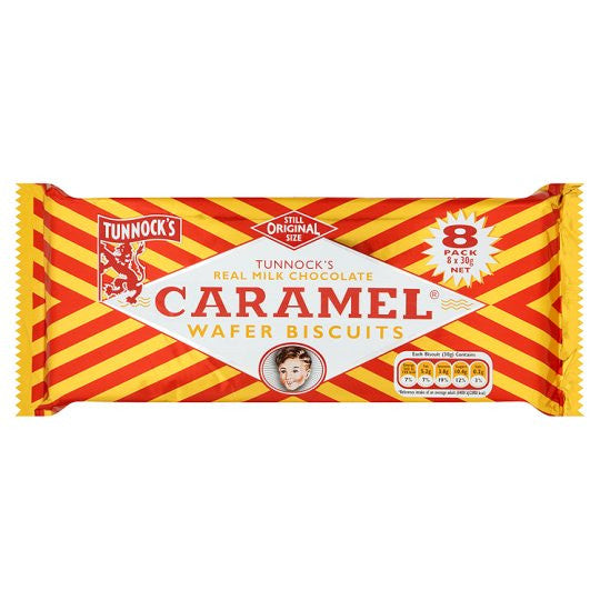 Tunnock's Caramel Wafers 4 Pack