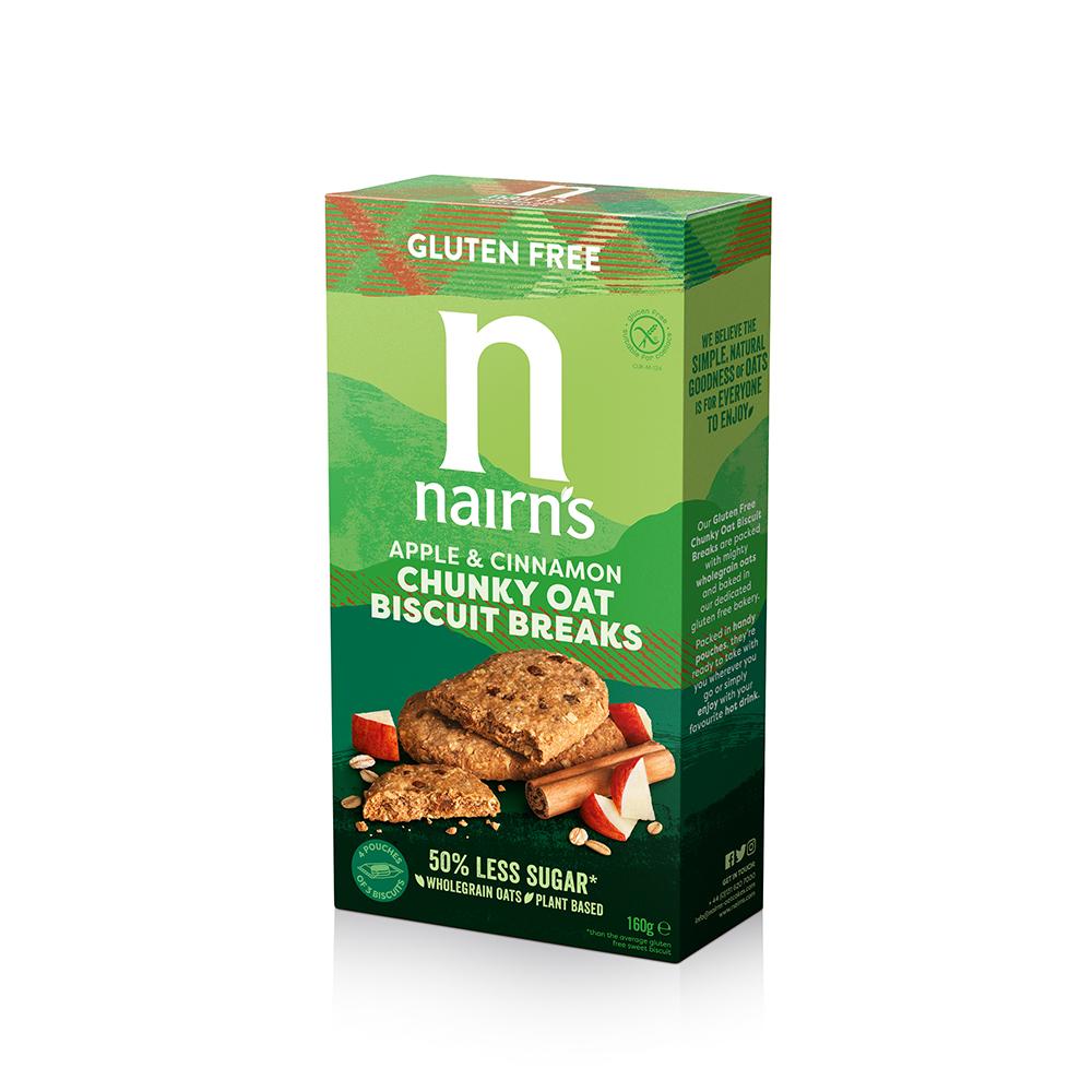 Nairn's GF Biscuit Breaks Apple & Cinnamon 160g