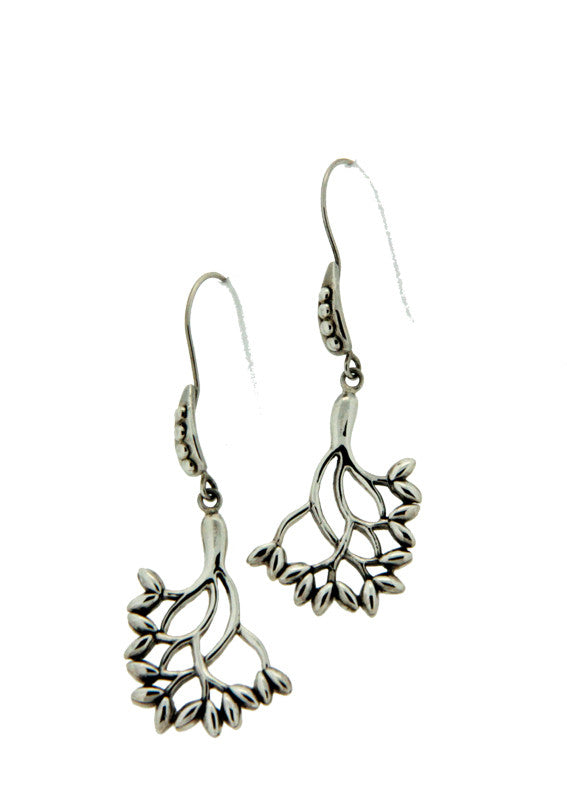 Tree of Life Large Hook Earrings