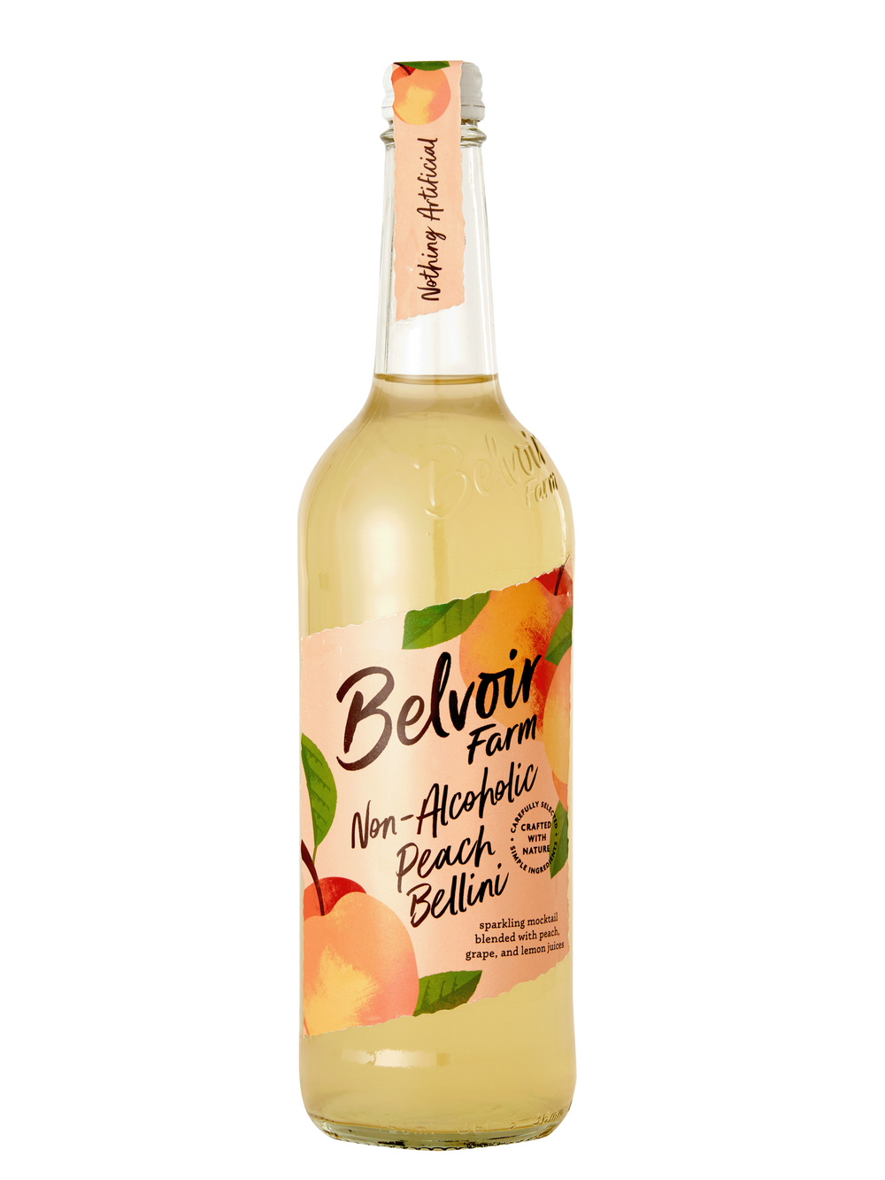 Belvoir Alcohol Free Peach Bellini 750ml