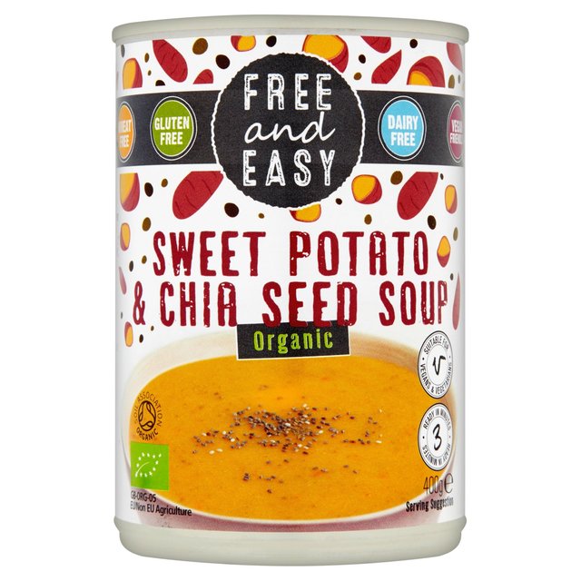 Free & Easy Organic Sweet Potato and Chia Seed Soup 400g