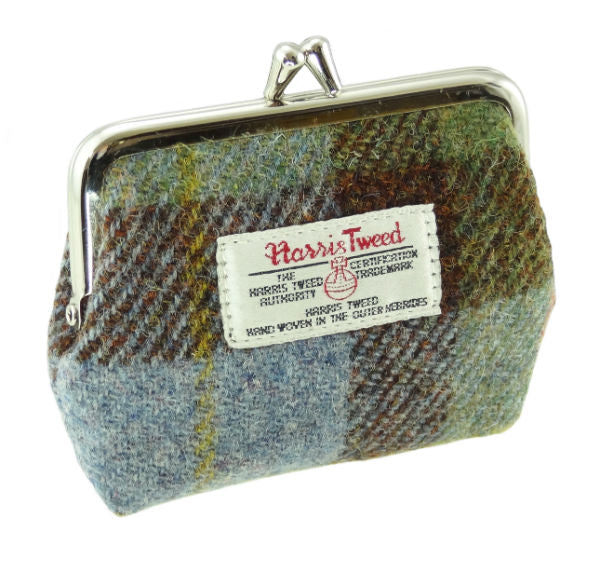 Harris Tweed 'Eigg' Small Clasp Purse