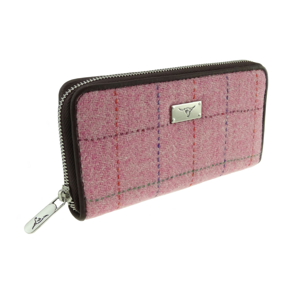 Harris Tweed 'Staffa' Long Zip Purse