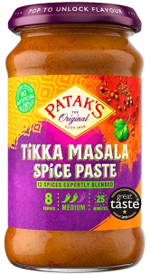 Patak's Medium Tikka Masala Spice Paste 283g