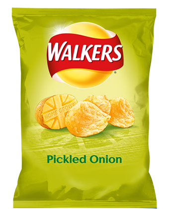 Walker's Pickled Onion Crisps 32.5g