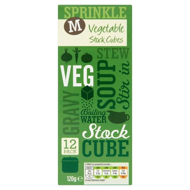 Morrisons Vegetable Stock Cubes 120g