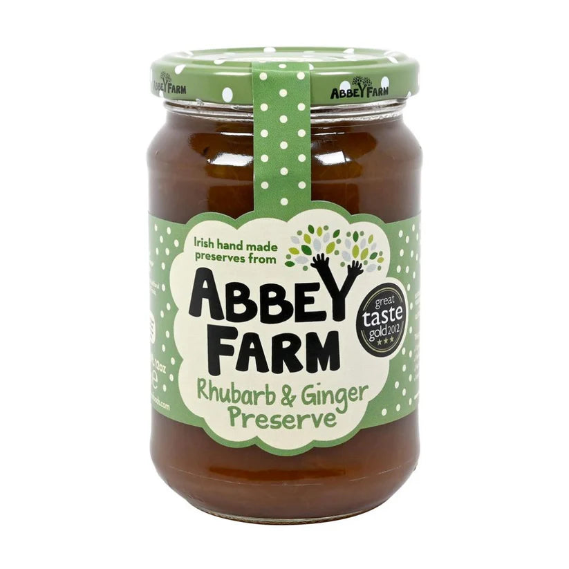 Abbey Farm Rhubarb & Ginger Preserve 340g