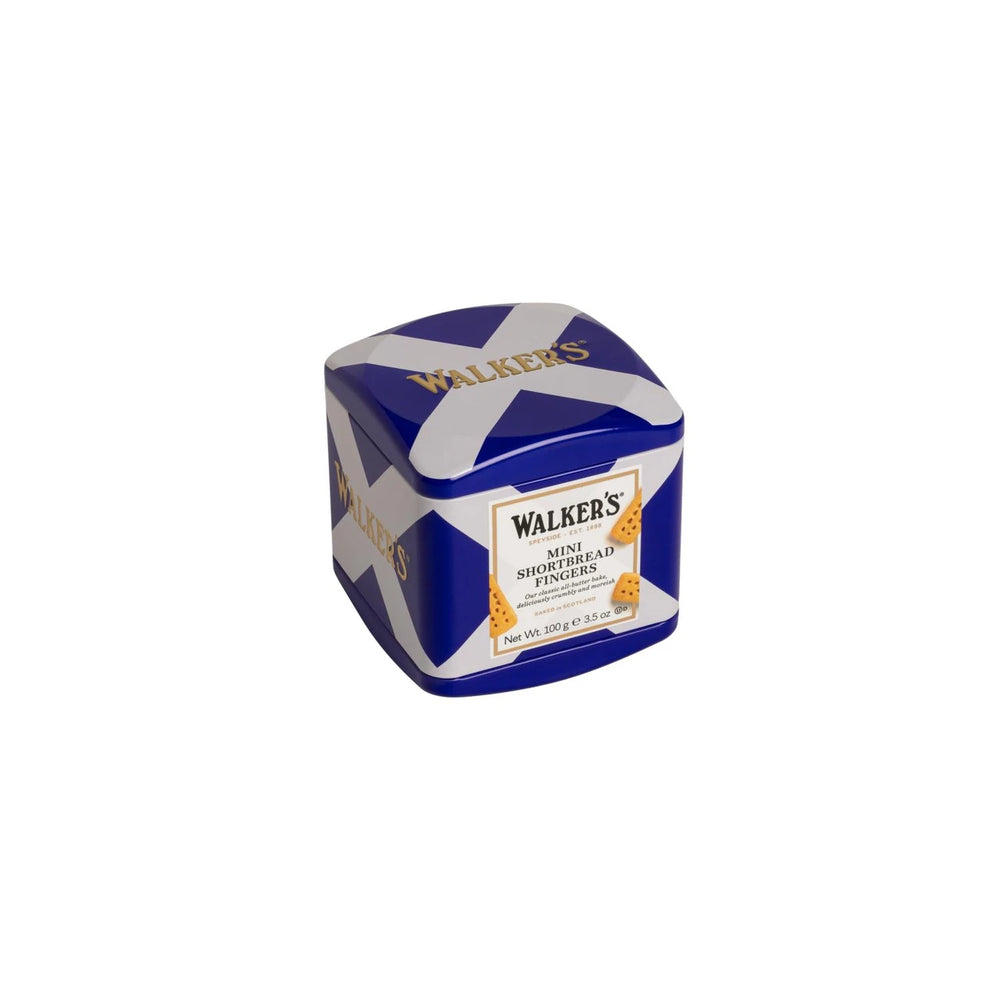 Walkers Mini Shortbread Fingers Saltire Tin 100g
