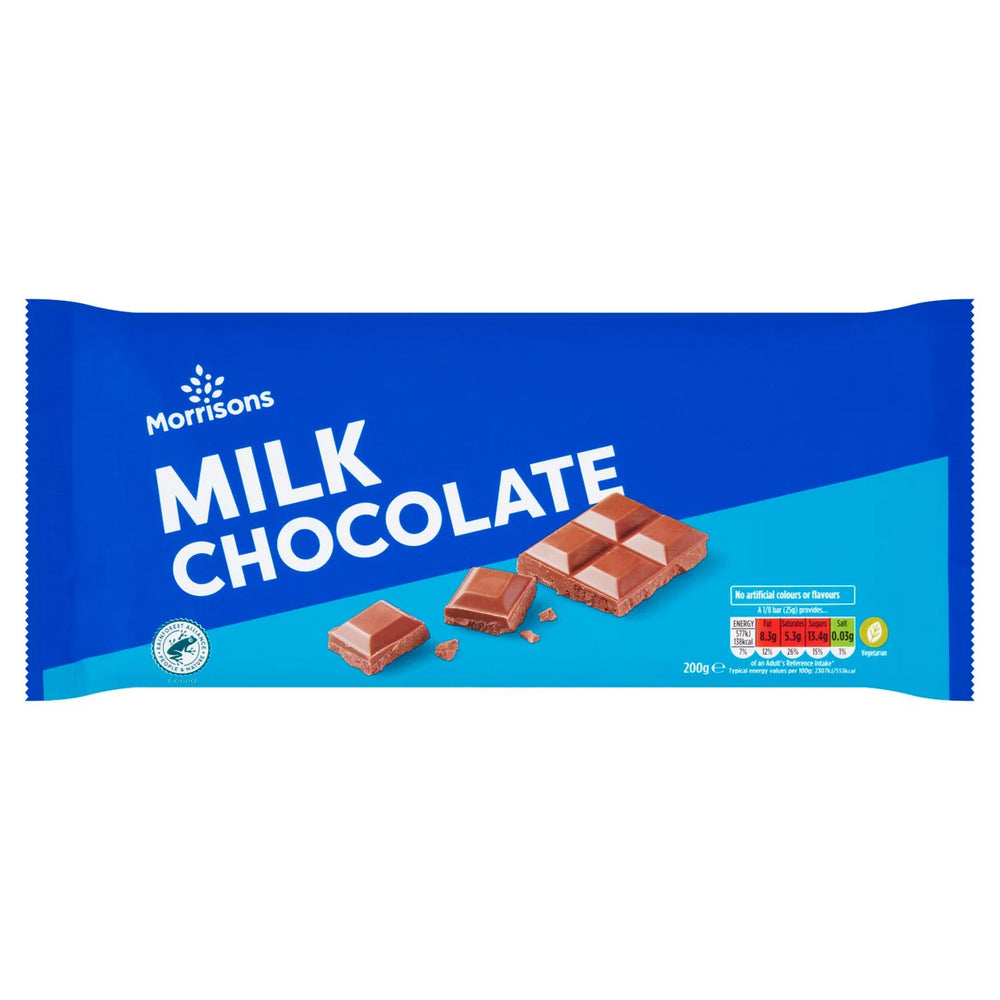 Morrisons Milk Chocolate Bar 200g