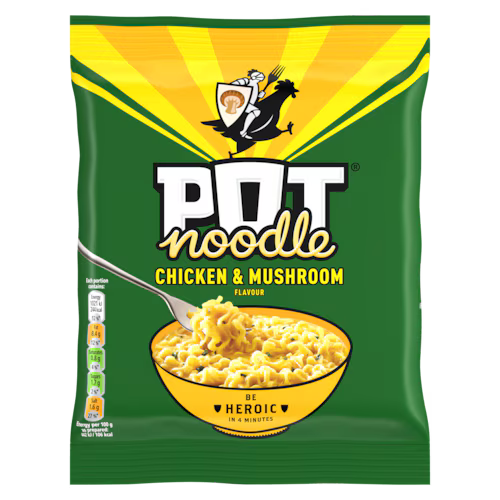 Pot Noodle Block Chicken & Mushroom 112g