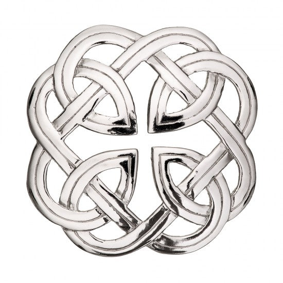 Interlace Plaid Brooch