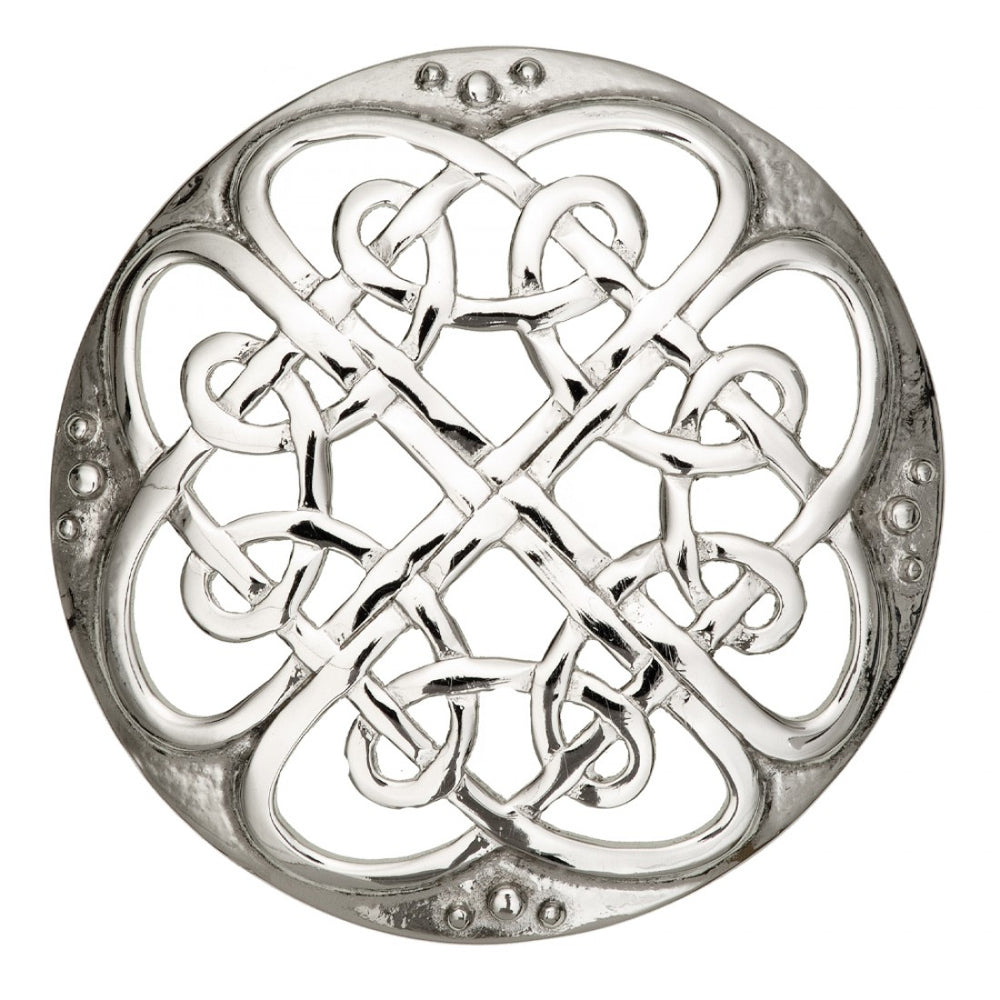 Cathedral Plaid Brooch