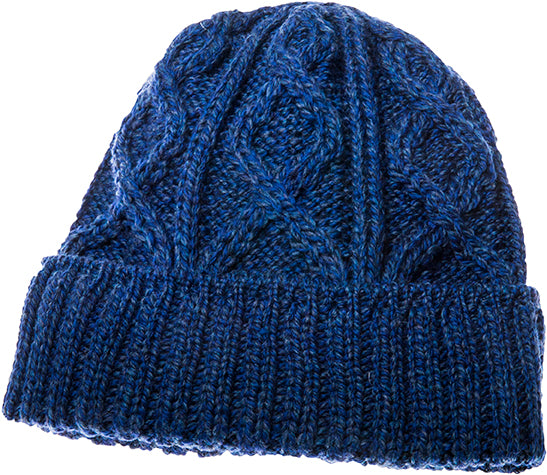Merino Wool Diamond Stitch Hat