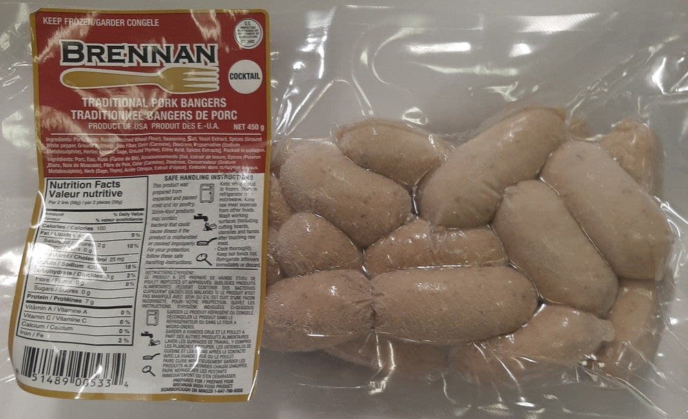 Brennan's Uncooked Cocktail Sausages