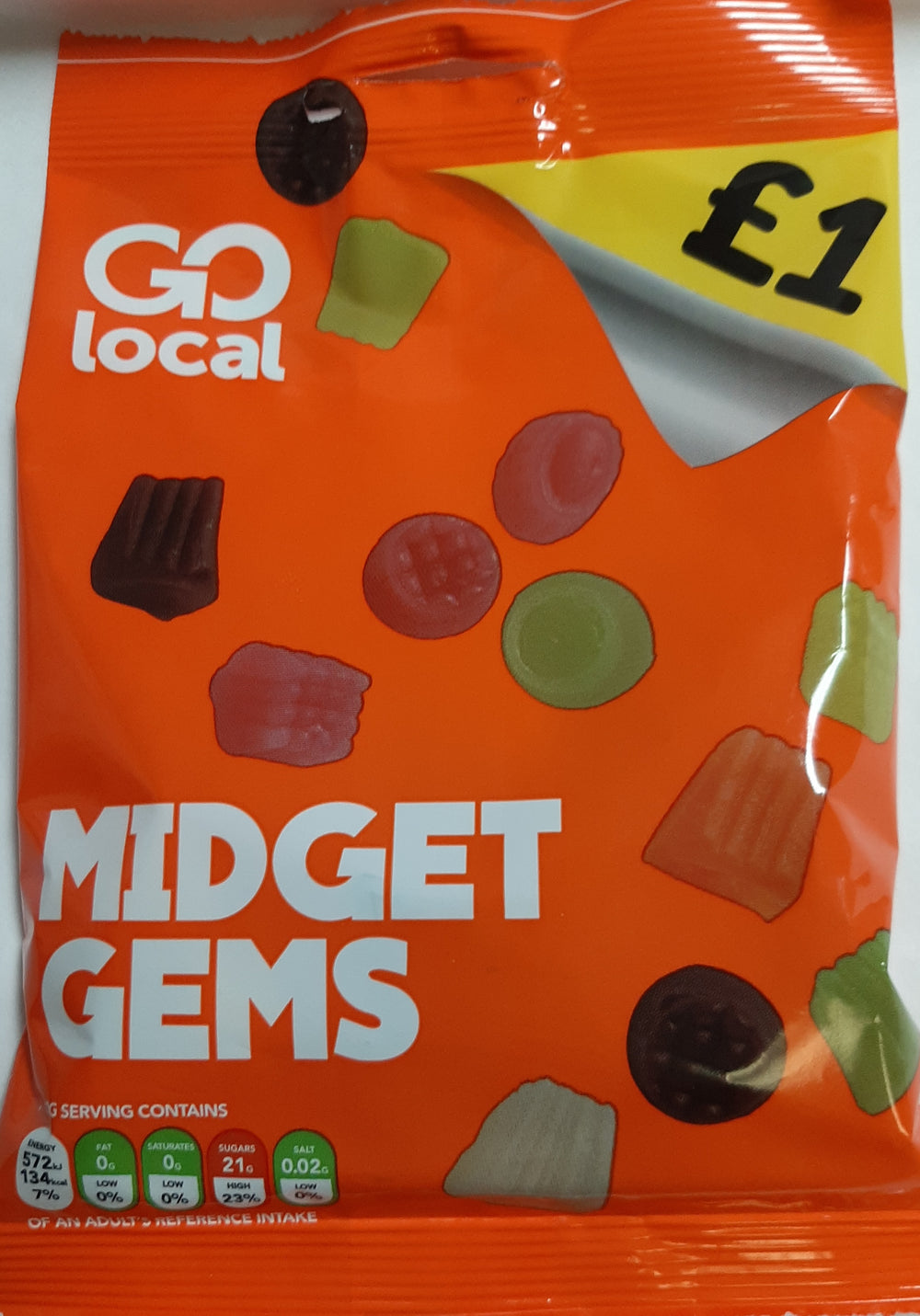 Go Local Midget Gems 160g