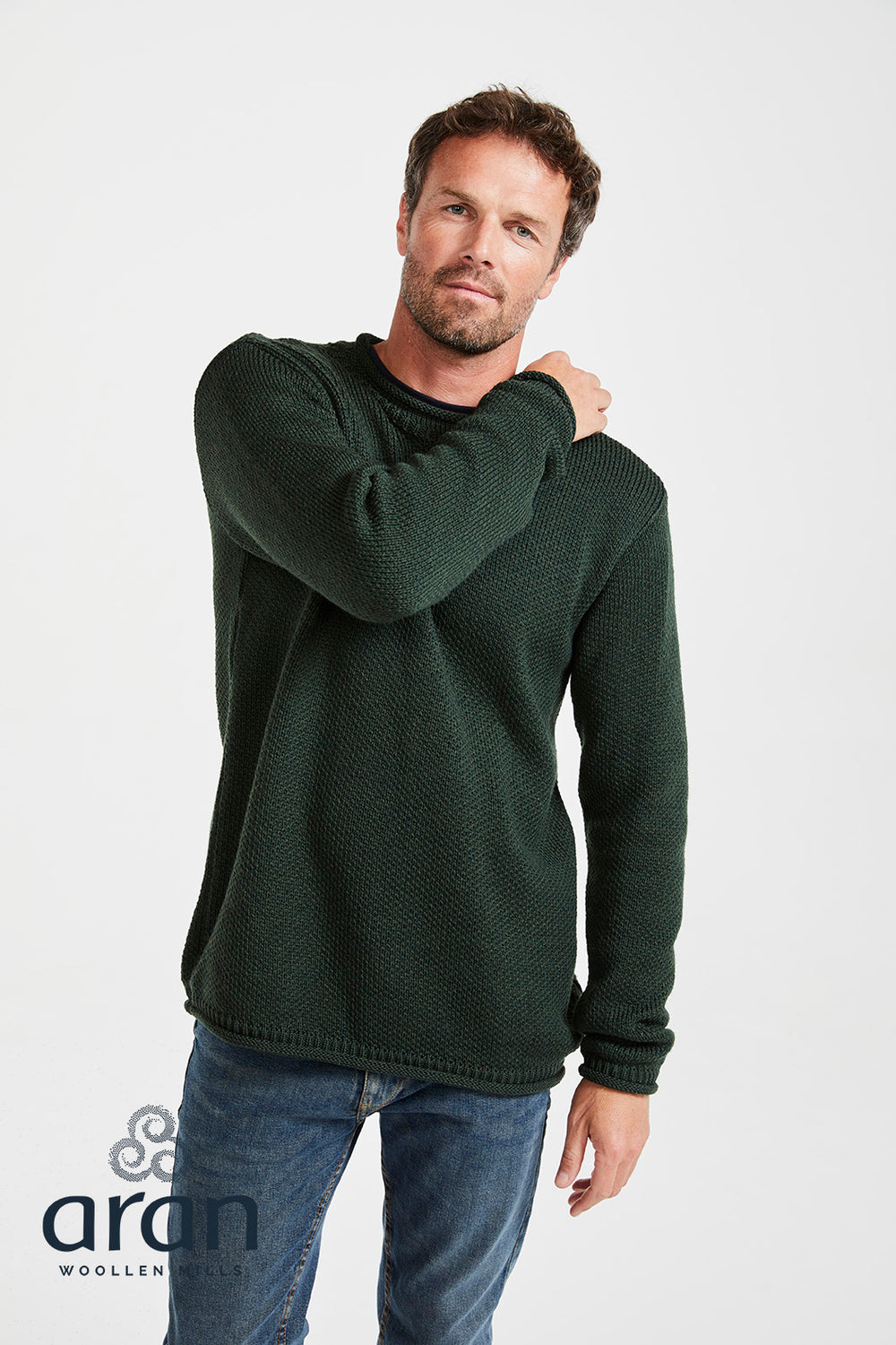 Merino Wool Roll Neck Sweater