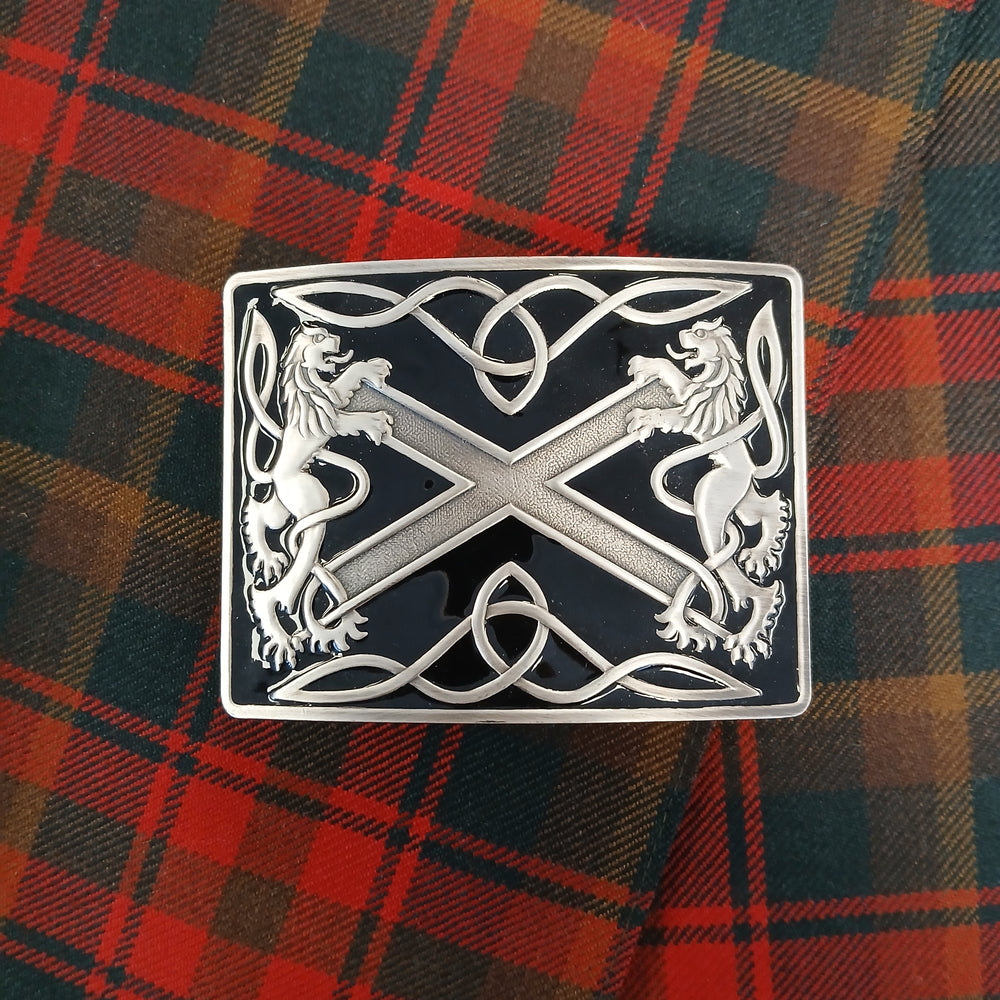 Enamel Kilt Belt Buckle