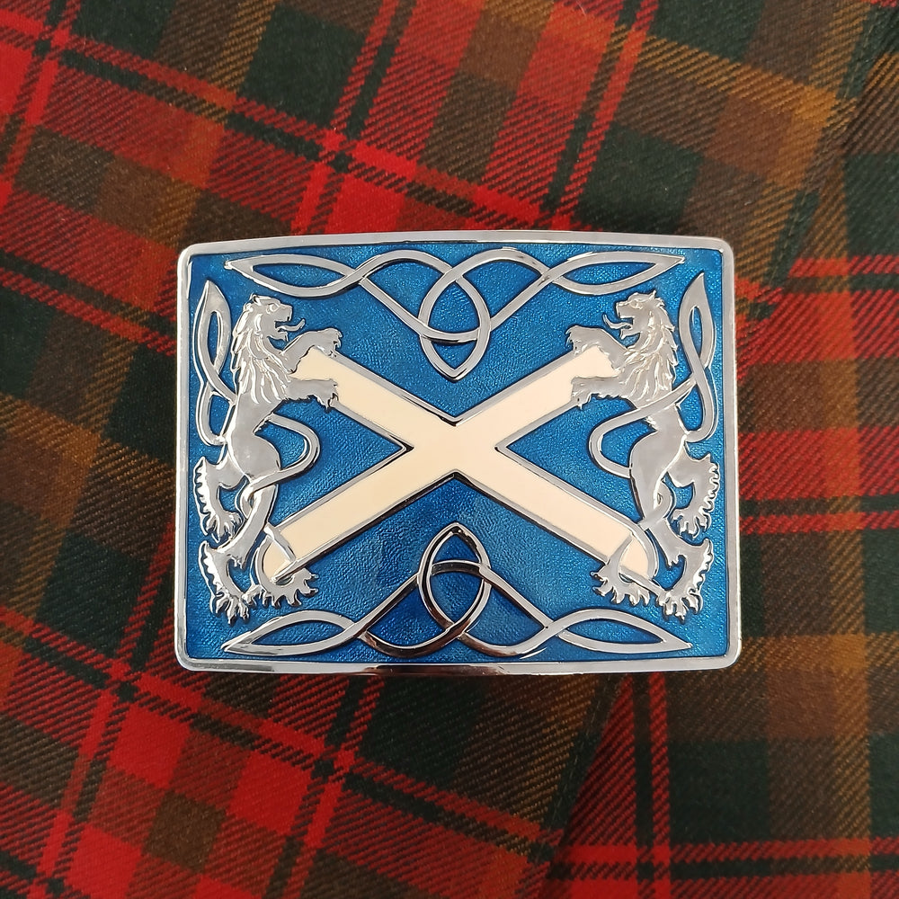 Enamel Kilt Belt Buckle