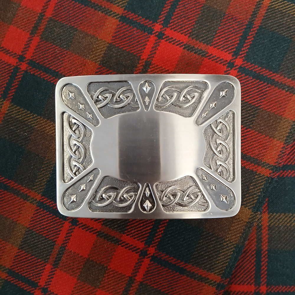 Heavy Pewter Kilt Belt Buckle