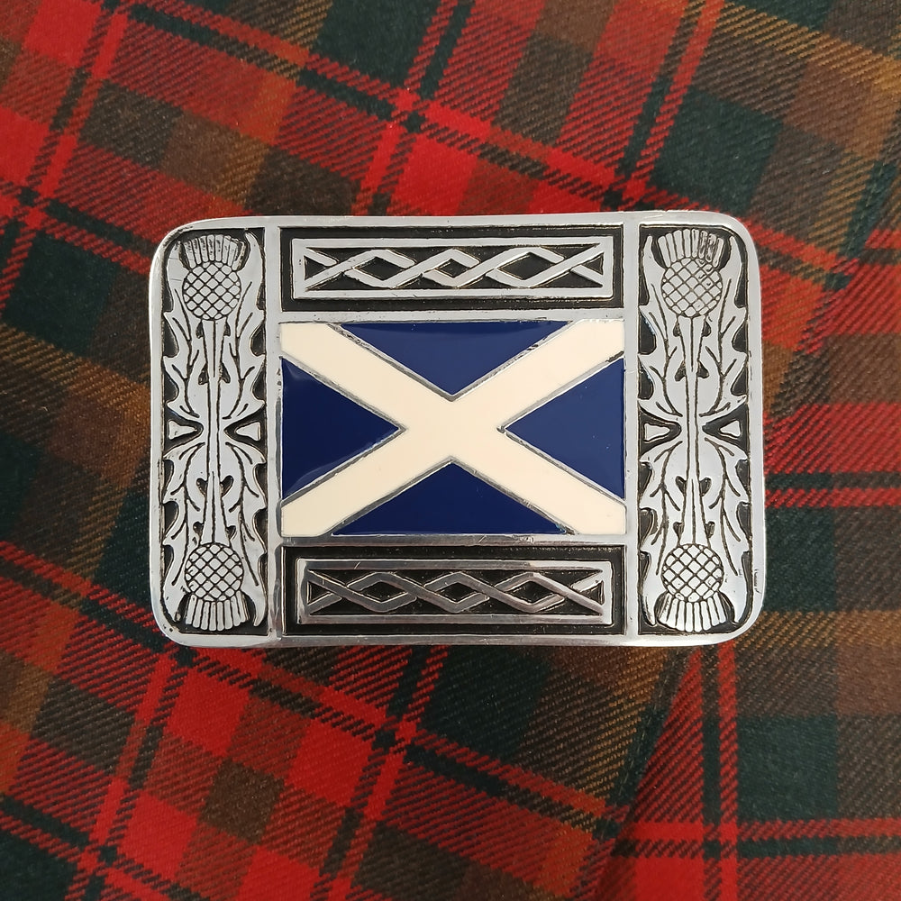 Heavy Pewter Kilt Belt Buckle