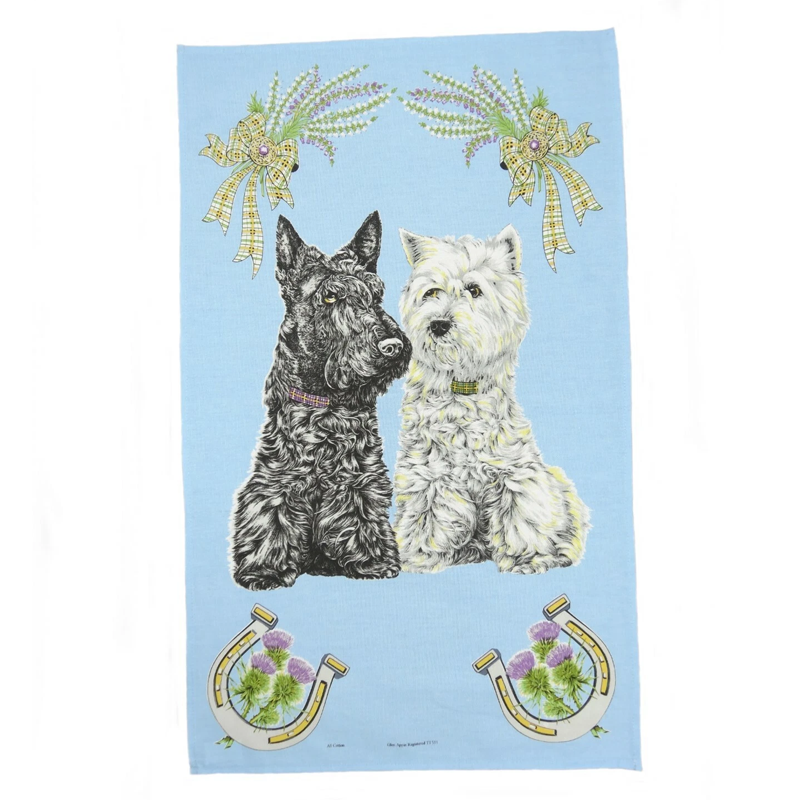 Westies Tea Towel