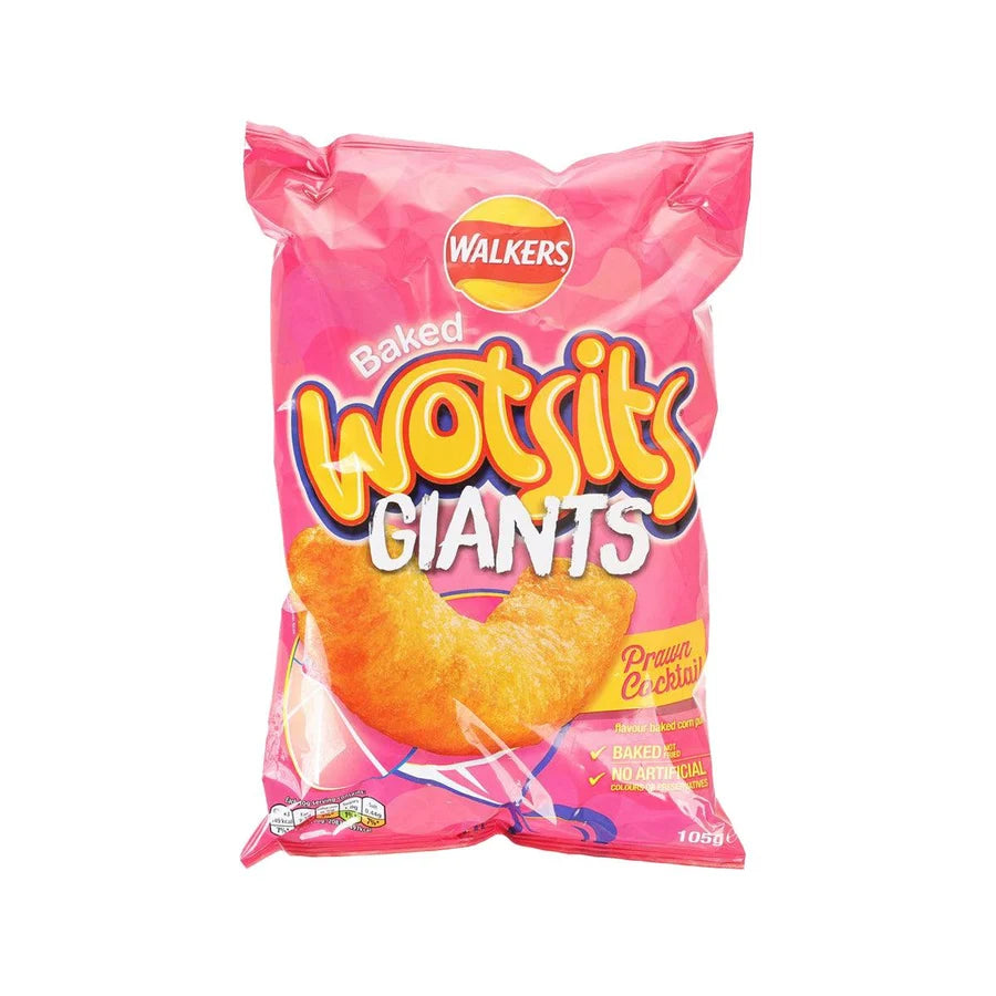 Walker's Baked Wotsits Giants Prawn Cocktail 105g