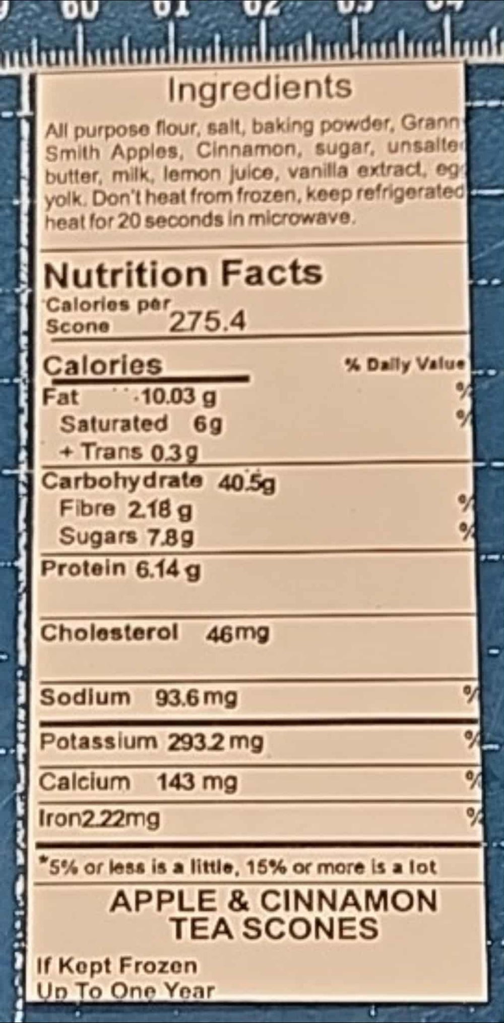 Apple and Cinnamon Tea Scones 4 Pack