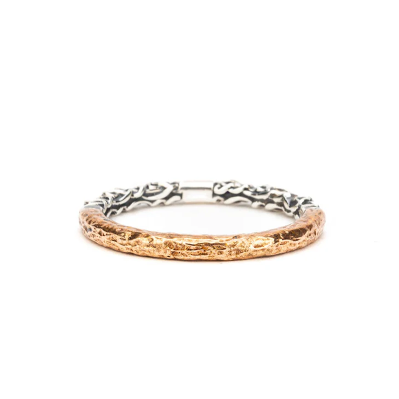 Bronze and Silver Alchemy Ring