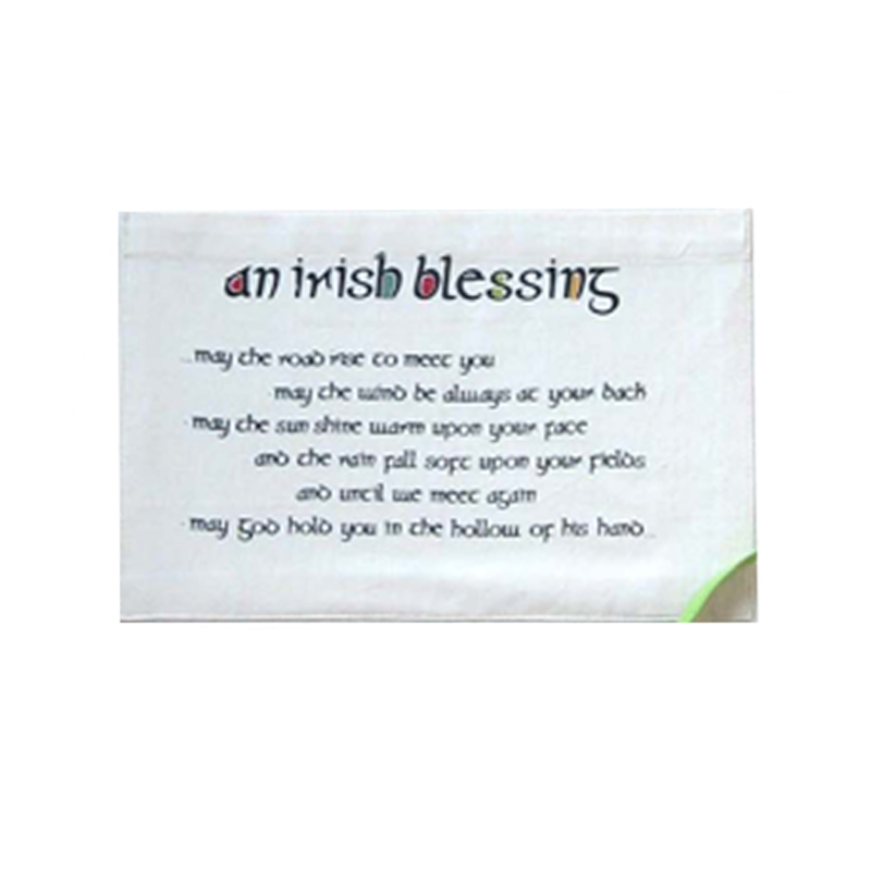 Apron with Irish Blessing on Pocket
