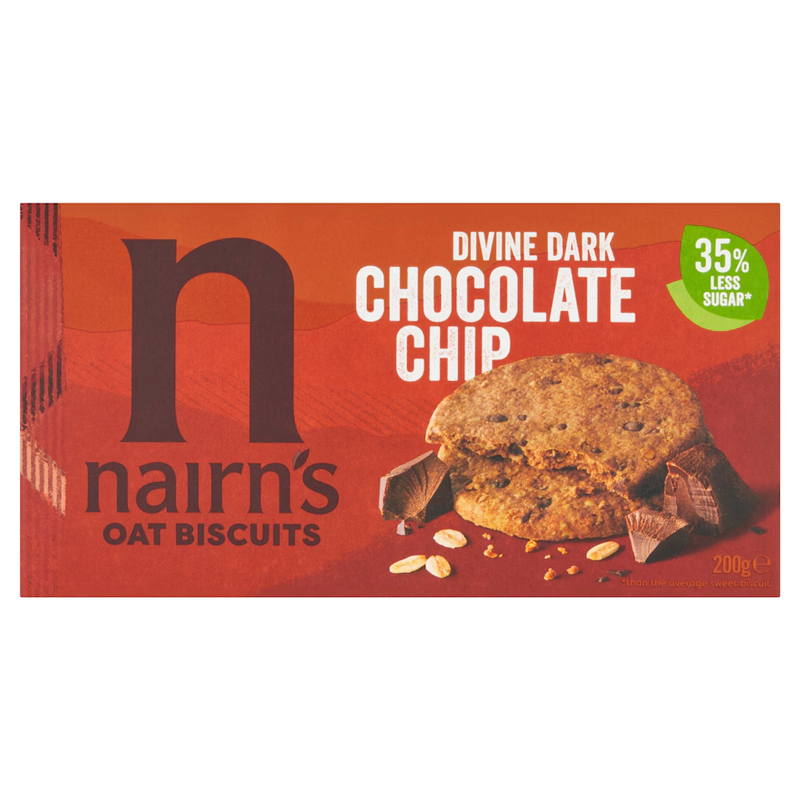 Nairn's Oat Biscuits Dark Chocolate Chip 200g