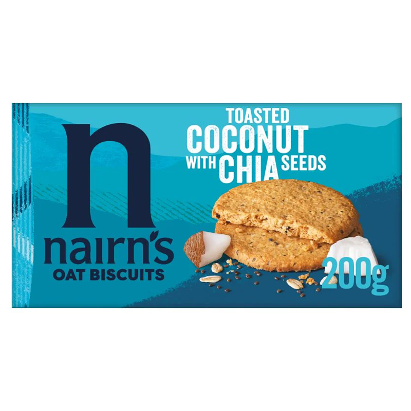 Nairn's Oat Biscuit Coconut & Chia 200g
