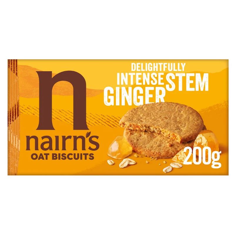 Nairn's Oat Biscuits Stem Ginger 200g