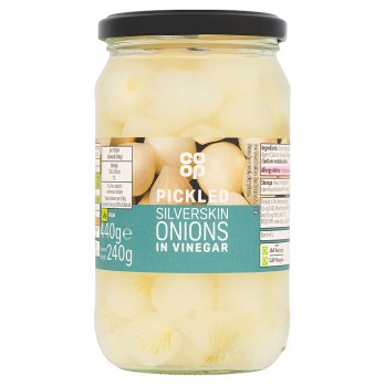Co op Pickled Silverskin Onions 440g