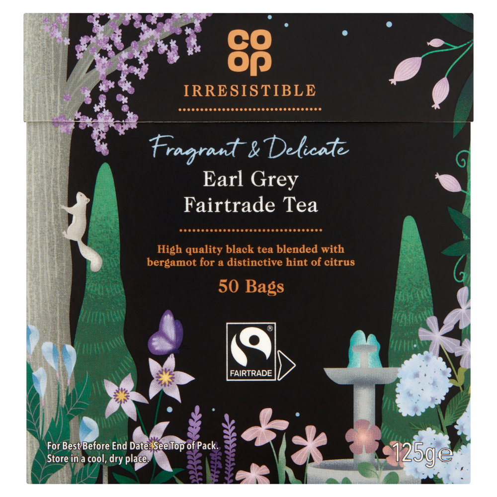 Co Op Irresistible Fairtrade Earl Grey 50 Tea Bags