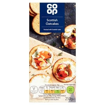 Co Op Scottish Oatcakes 250g