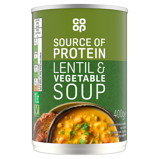 Co Op Lentil and Vegetable Soup 400g
