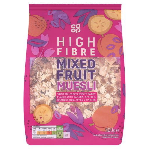Co Op Mixed Fruit Muesli 500g