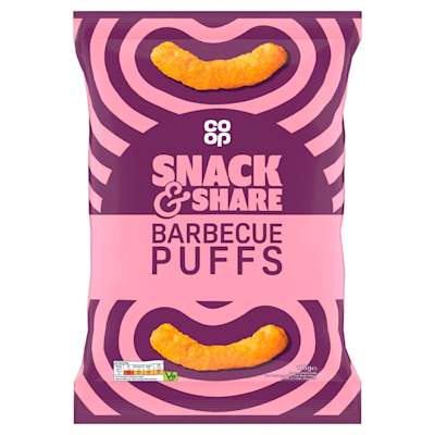 Co Op BBQ Puffs 125g