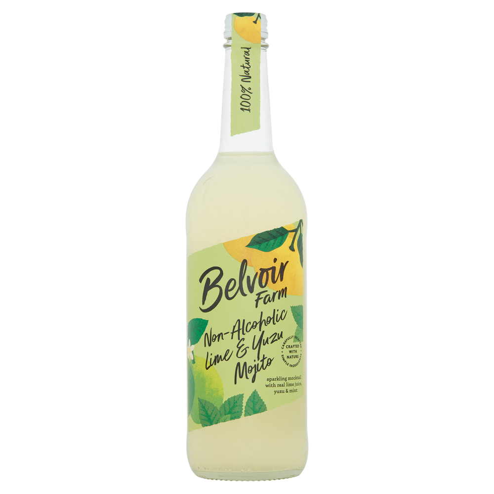 Belvoir Non-Alcoholic Lime and Yuzu Mojito 750ml