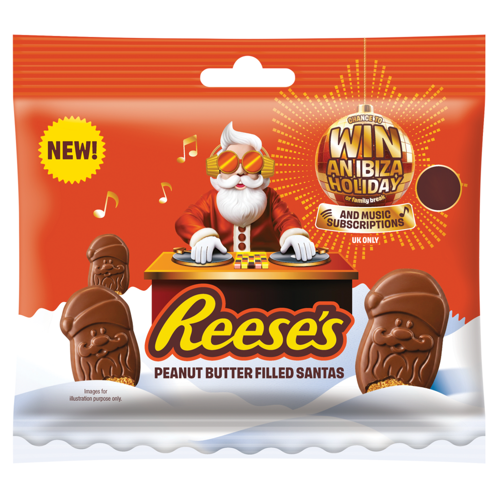 Reese's Peanut Butter Filled Santas Treat Bag 55g